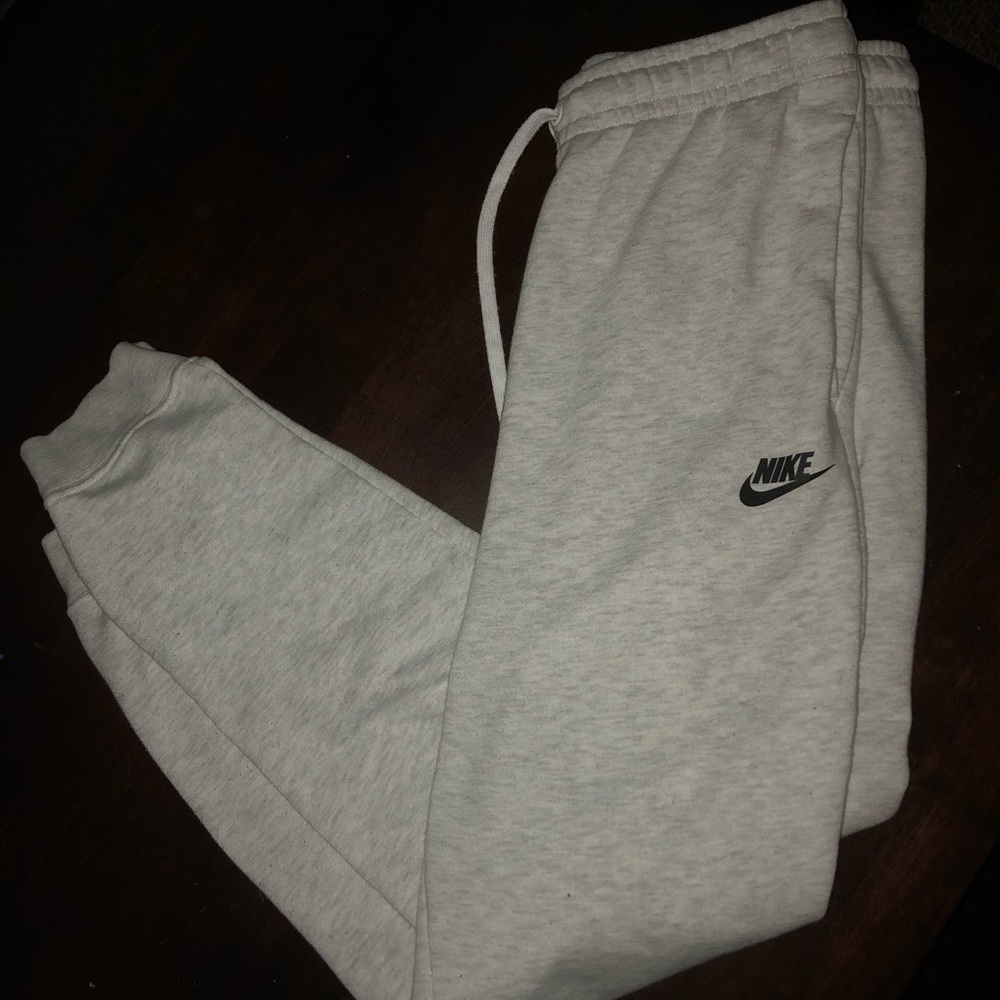 White Nike Joggers